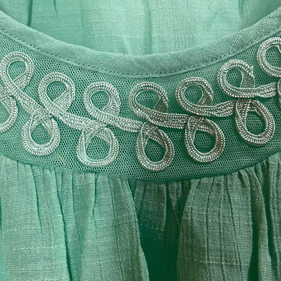 Northern Reflections Seafoam Green/ Turquoise Blouse | Size M - Picture 3 of 4